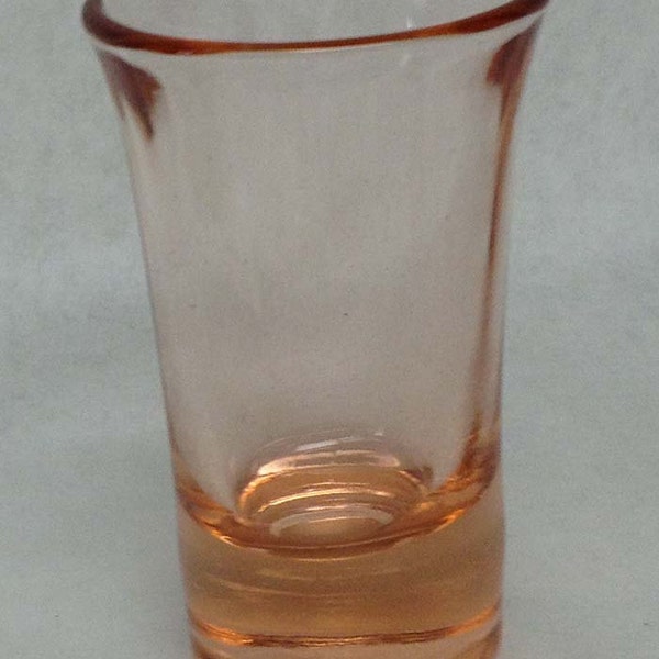 Pink Depression Style Cordial Glass