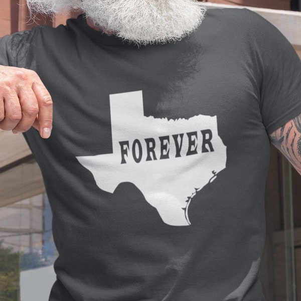 Texas Forever Men's T-Shirt Gift for Him Texas Shirt for Boyfriend Gift Birthday Gifts for Men Husband Gift for Anniversary Gift SEEMBO