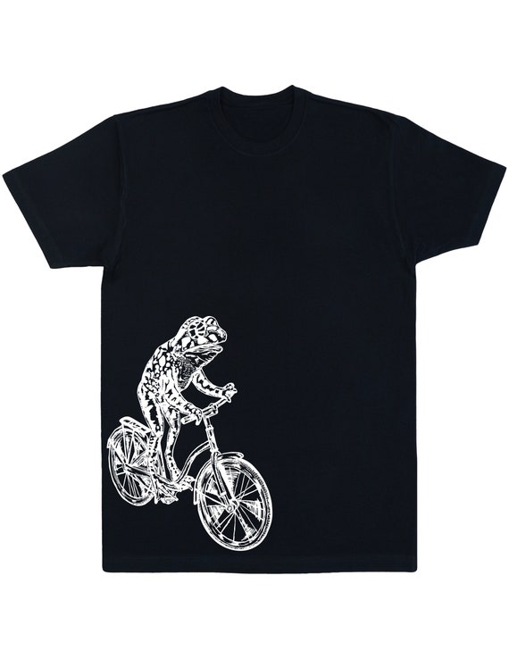 Seembo Frog On A Bicycle T-Shirt Bike Gift Cycling Cyclist Seembo Frog On A Bicycle T-Shirt Bike Gift Cycling Cyclist