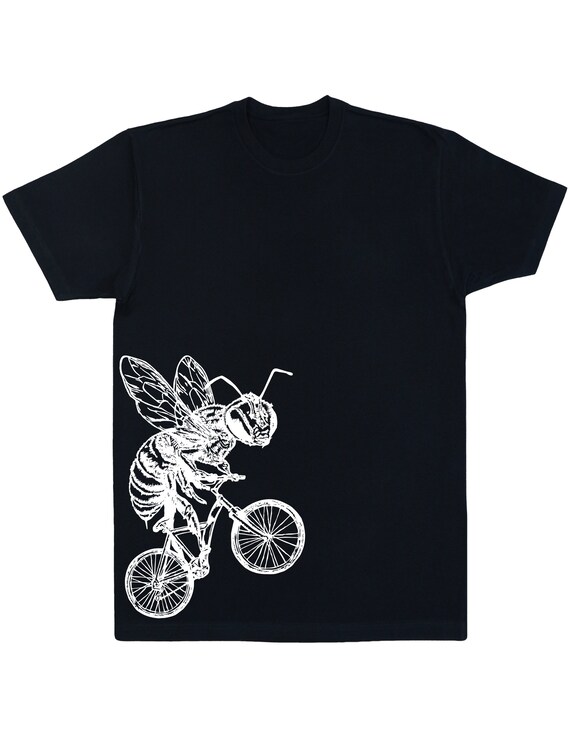 Seembo Bee On A Bicycle T-Shirt Funny Cycling Bike Gift Seembo Bee On A Bicycle T-Shirt Funny Cycling Bike Gift