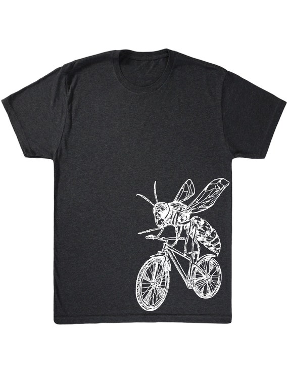 Seembo Hornet On A Bicycle T-Shirt Funny Bike Cycling Gift Seembo Hornet On A Bicycle T-Shirt Funny Bike Cycling Gift