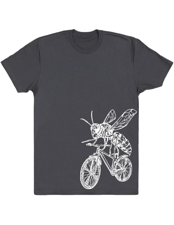 Seembo Hornet On A Bicycle T-Shirt Funny Bike Cycling Gift Seembo Hornet On A Bicycle T-Shirt Funny Bike Cycling Gift