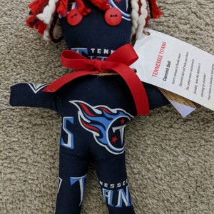 Tennessee Titans Football Dammit Doll, 15" Long by 9" Wide, Great gift for Dad, Mom, College Student, Tailgate Party, Under 25.00