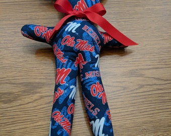 Ole Miss Football Dammit Doll, Great gift for Dad, Mom, College Student, Tailgate Party