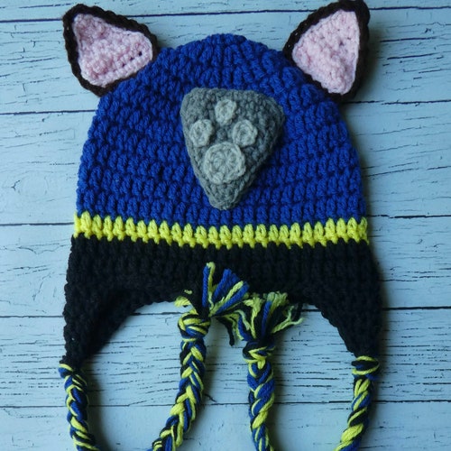 Crochet Skye Paw Patrol Hat Mitten Set Toddler Child PDF - Etsy