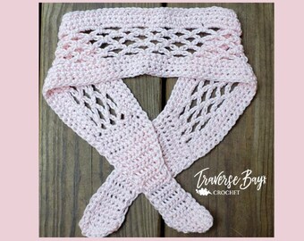 Crochet lace headband simple easy pattern PDF Instant Download present gift