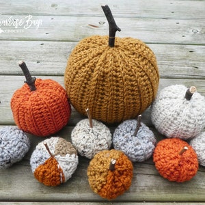 Crochet Pumpkin Decor Pattern: Country Farm Style (PDF Pattern)