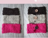 Crochet Triple Braided Headband pattern PDF instant download present gift craft shows MI designer