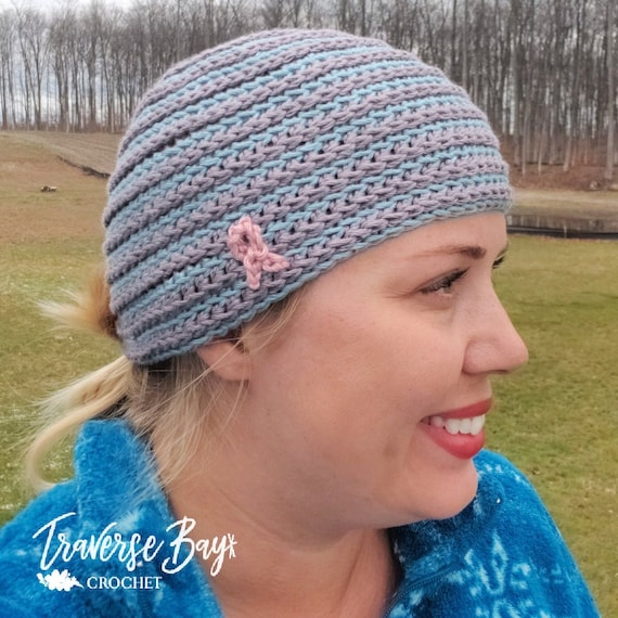 Crochet Chemo Cap Beanie Hat Pattern 