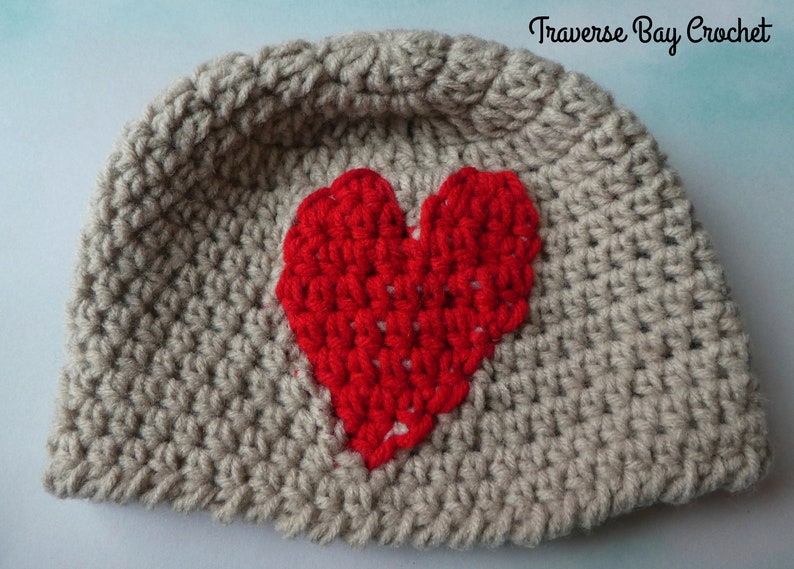 Newborn Baby Heart Hat Bootie Pattern Set Quick Simple Easy Etsy