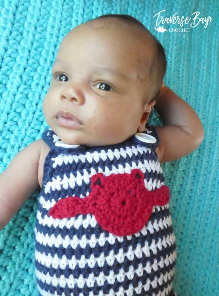 Crochet Crab Applique Pattern PDF Instant Download MI Designer - Etsy