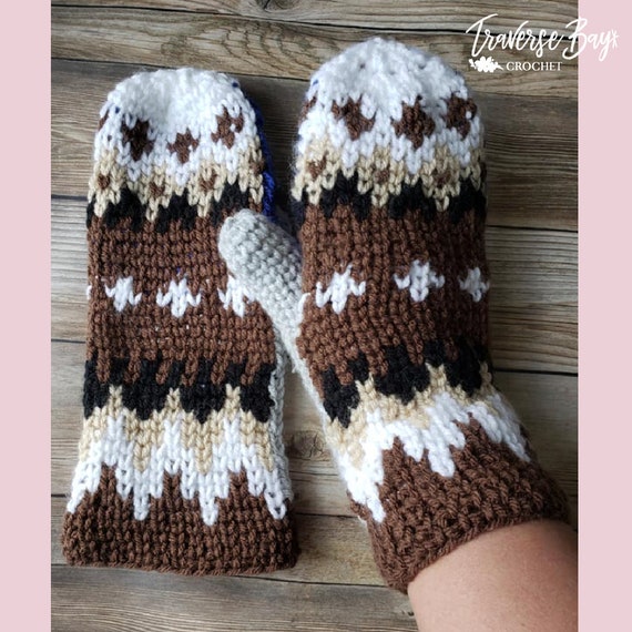 Crochet Bernie Sanders mittens pattern inspired PDF instant