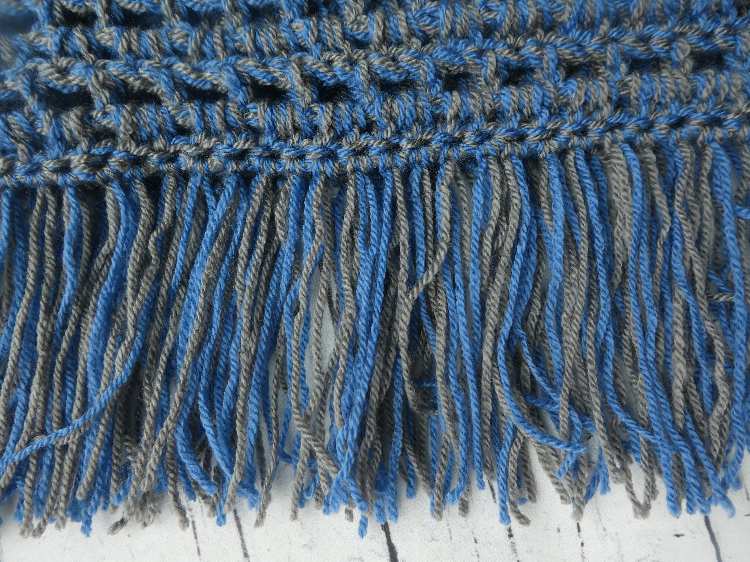 Crochet Fringe Infinity Scarf Pattern PDF Instant Download Simple Easy ...