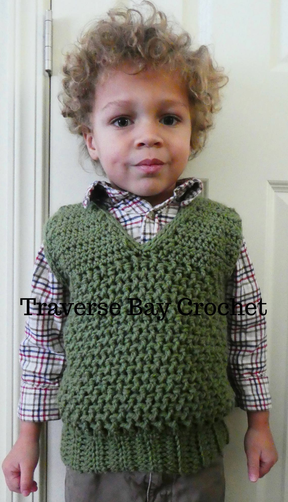 Crochet Toddler Boy Vest 3T 4T PDF Instant Download Simple Etsy