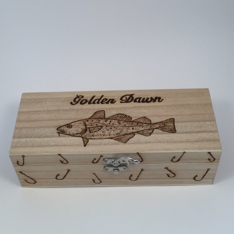Fishing Tackle Float Box Personalised Free Etsy UK
