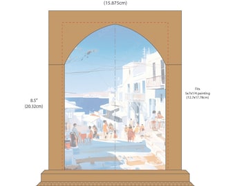 5x7" Unique Custom Archway Picture Frame