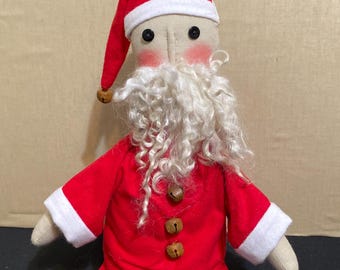 Primitive Santa Stump Doll