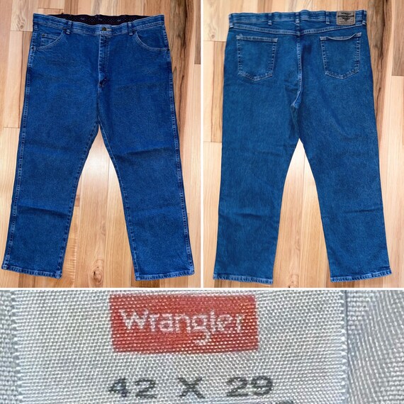 Wrangler Blue Jeans Size W42 x 29 - image 1