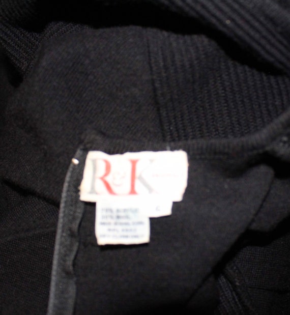 Black Sweater Dress by R&K Originals Size 6 - image 9