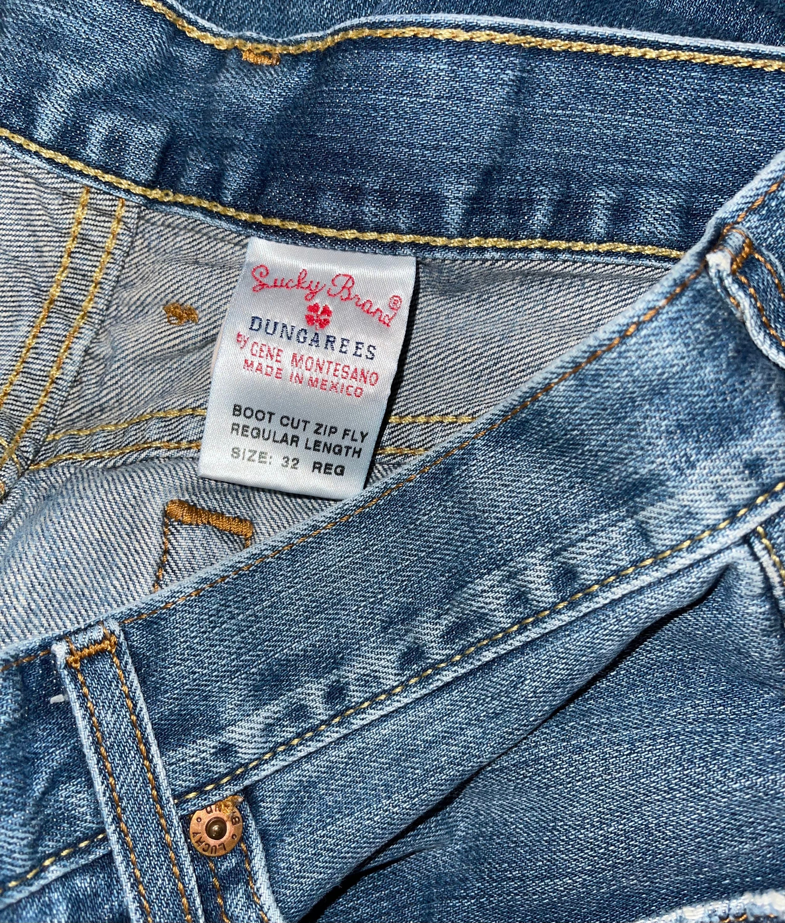 Lucky Brand Handcrafted Blue Jeans Size 