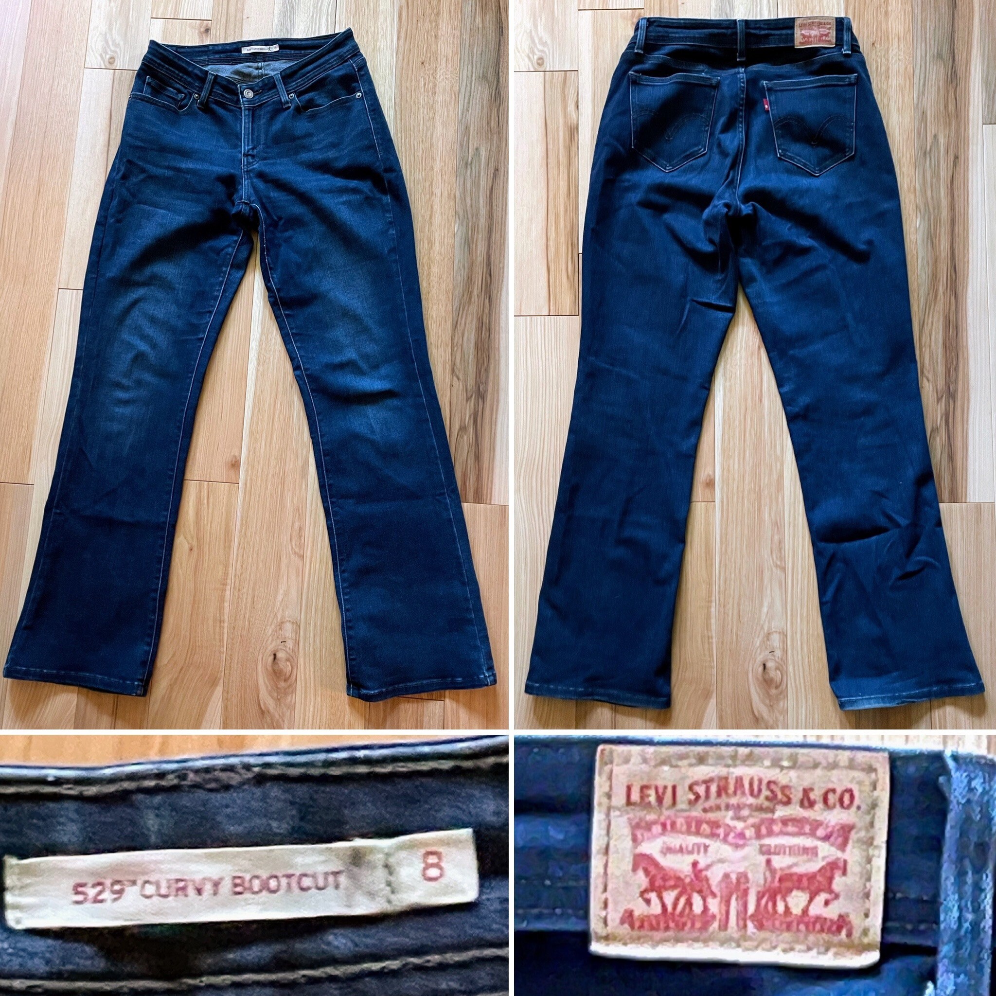 Levi's 529 curvy hot sale bootcut size 16