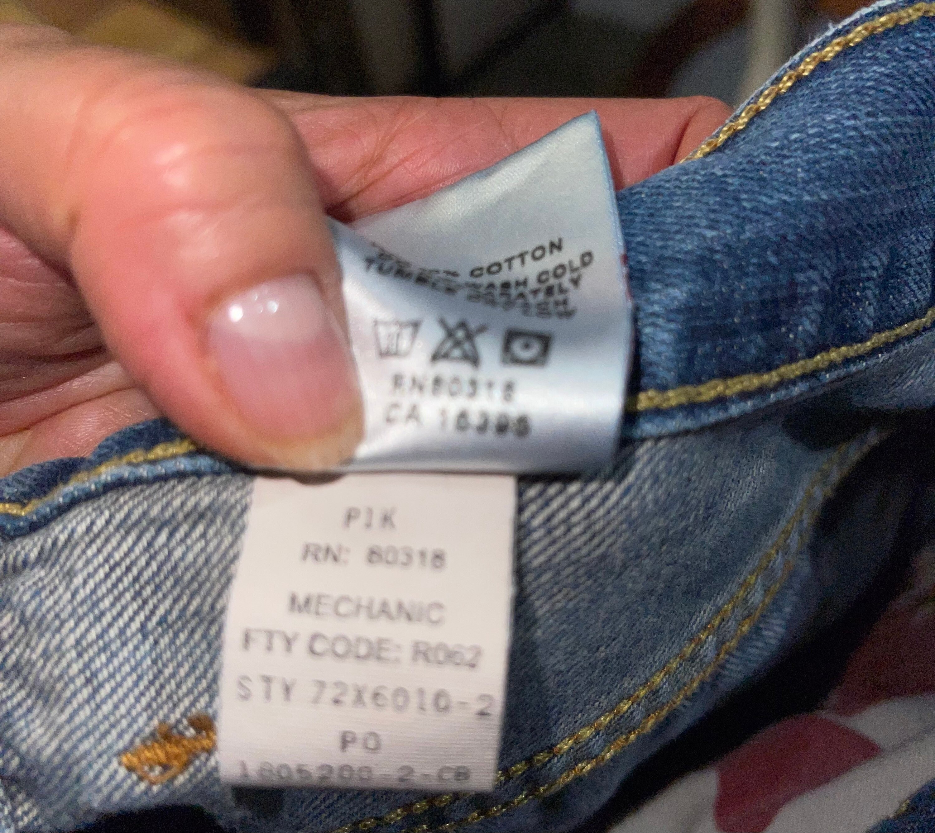 Lucky Brand Handcrafted Blue Jeans Size 