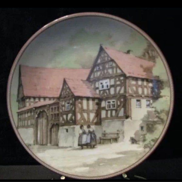 1984 Bauernhaus in Fronhausen - Farmhouse Plate by Karl Bedal