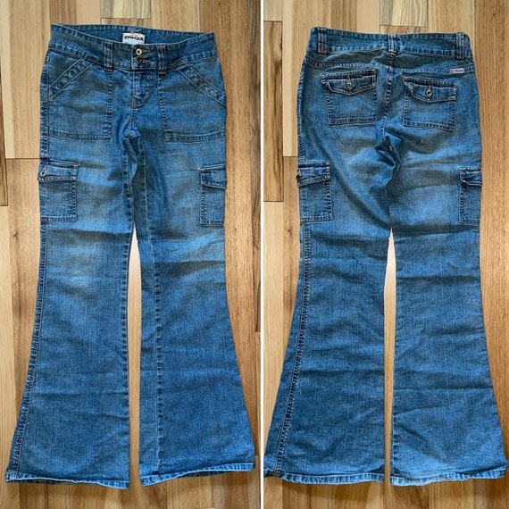 Vintage HYDRAULIC Flare Leg Stretchy 