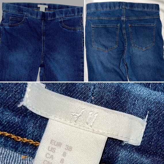 H\u0026M Blue Jeans Size 8 - Etsy Australia