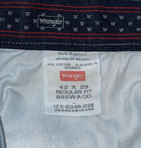 Wrangler Blue Jeans Size W42 x 29 - image 5
