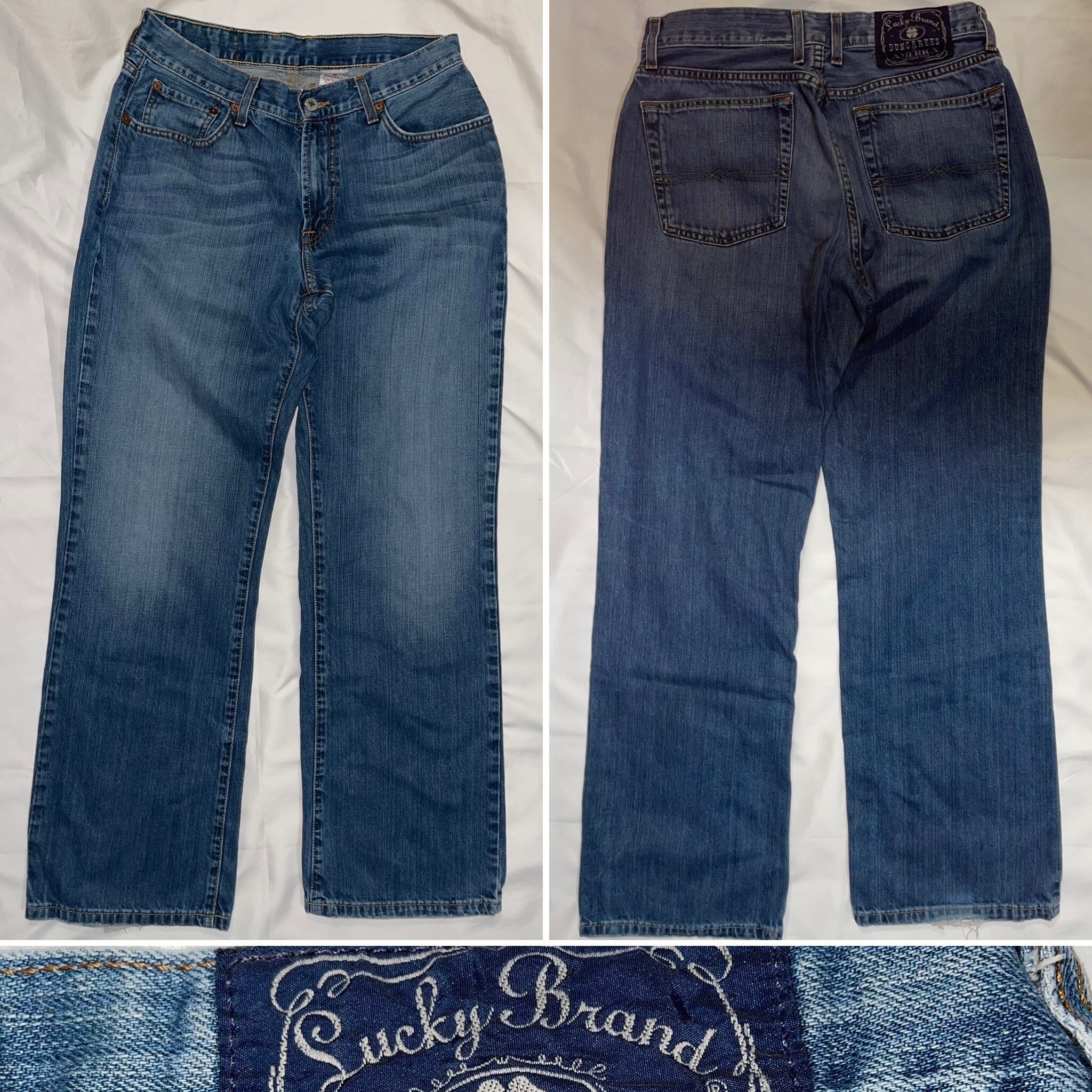 Lucky Brand Handcrafted Blue Jeans Size 
