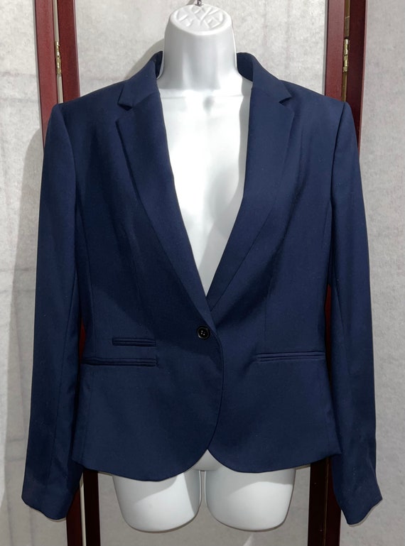 Inferior Ocupar Mutuo H&M Vintage Jacket Blue Size 14 Ropa de trabajo de oficina - Etsy España