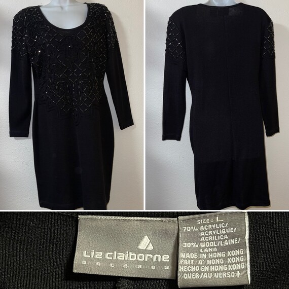 Liz claiborne black clearance dress
