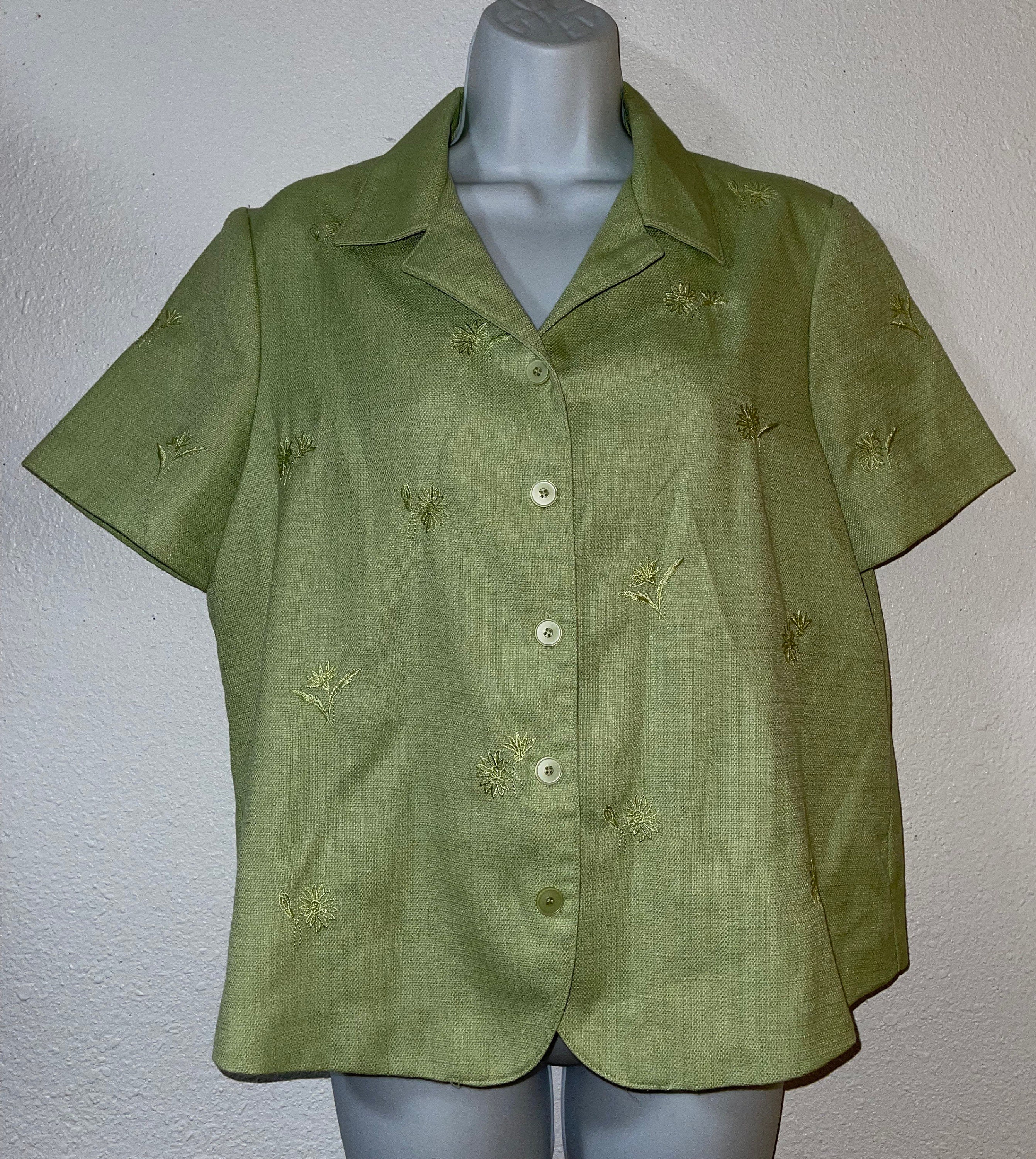 Lime Green Blouse - Etsy Lime Green Blouse - Etsy