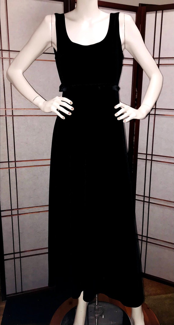 CDC Evening Black Cocktail Maxi Dress Size 14