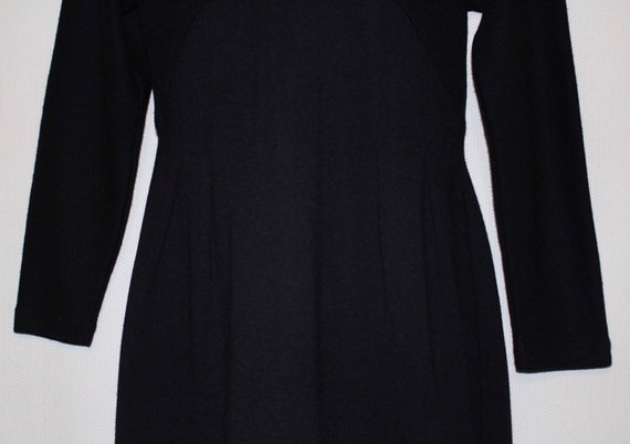 Black Sweater Dress by R&K Originals Size 6 - image 6