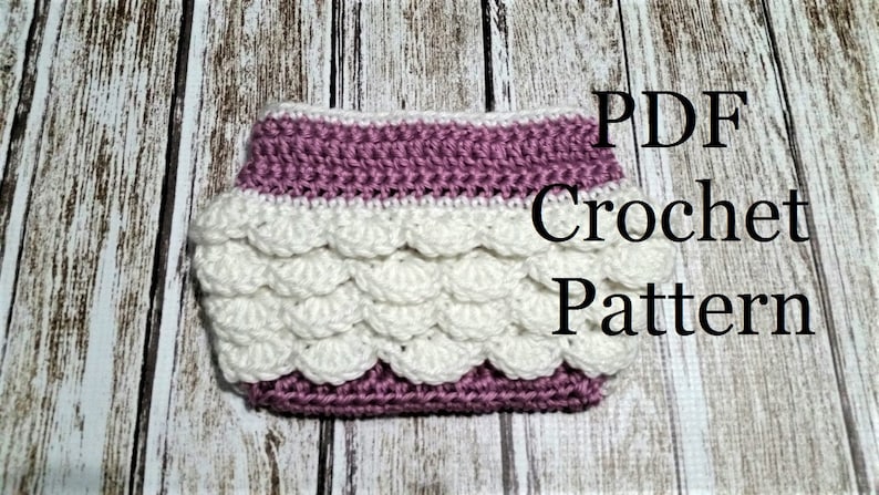 Crochet Pattern, Ruffle Diaper Cover Pattern, Tutorial for Crochet Ruffle Newborn Diaper Cover Pattern, DIY, Instant Download PDF image 1