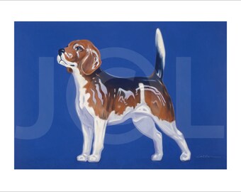 Impresión giclée de arte fino de perro de China de Jean-Claude Langer, 24 x 30 pulgadas