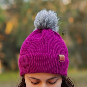 Easy Hat Knitting Pattern for Beginners, Baby Hat Knitting Pattern, Kids Hat Knitting Pattern, Mens Hat Knitting Pattern, Womens Hat Pattern