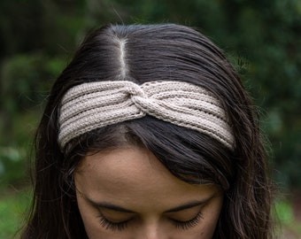 Knit Headband Pattern, Headband Knitting Pattern, Summer Knitting Pattern, Easy Knitted Headband Pattern, Girls Headband, Women's Headband