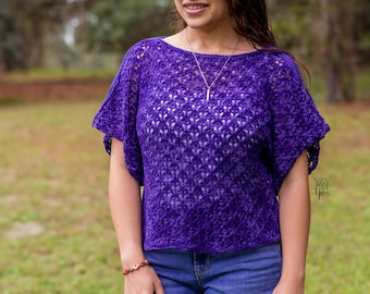 Modello per maglieria estiva, Modello per maglieria taglie forti, Modello per maglieria per donna, Modello per maglietta in maglia, Modelli per maglieria estiva