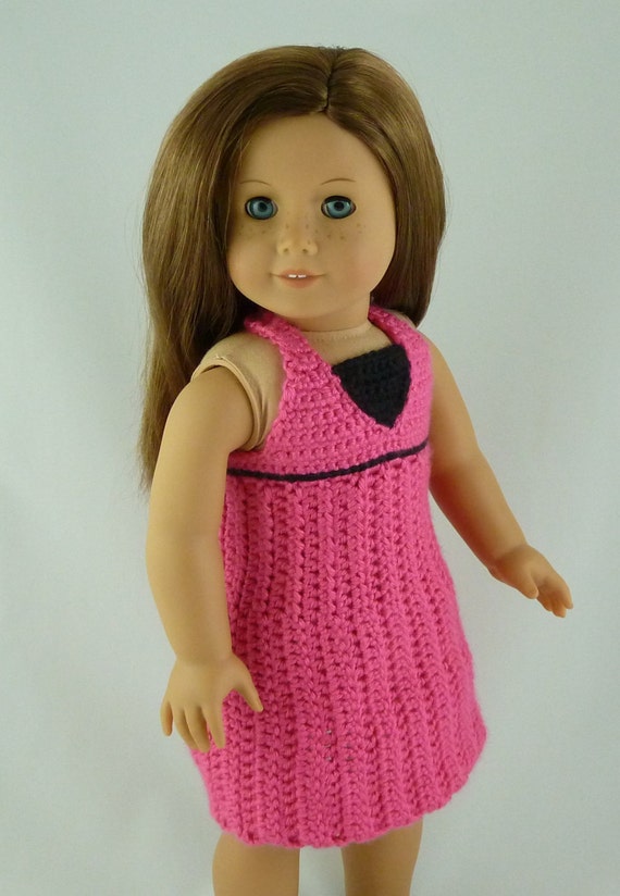 Breezy Halter Top & Dress - Crochet Pattern for American Girl Dolls 18 Inch  - Crochet Halter Dress Pattern - Doll Clothes Crochet Patterns - Etsy