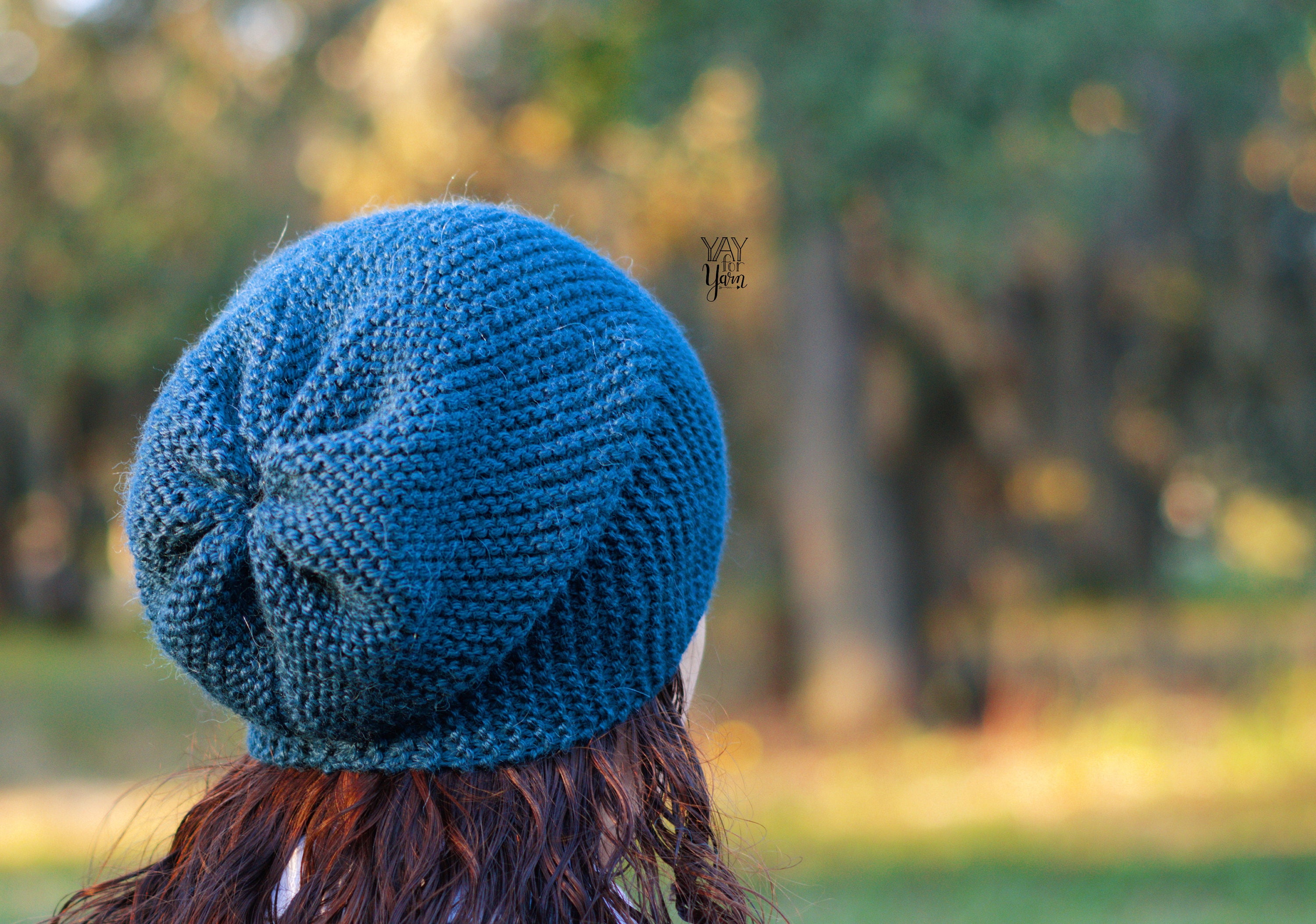 Easiest Knitted Hat EVER - PDF Knitting Pattern & Video Tutorial for  Beginners