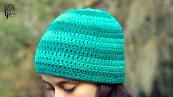 Knit-Look Crochet Hat - Yay For Yarn
