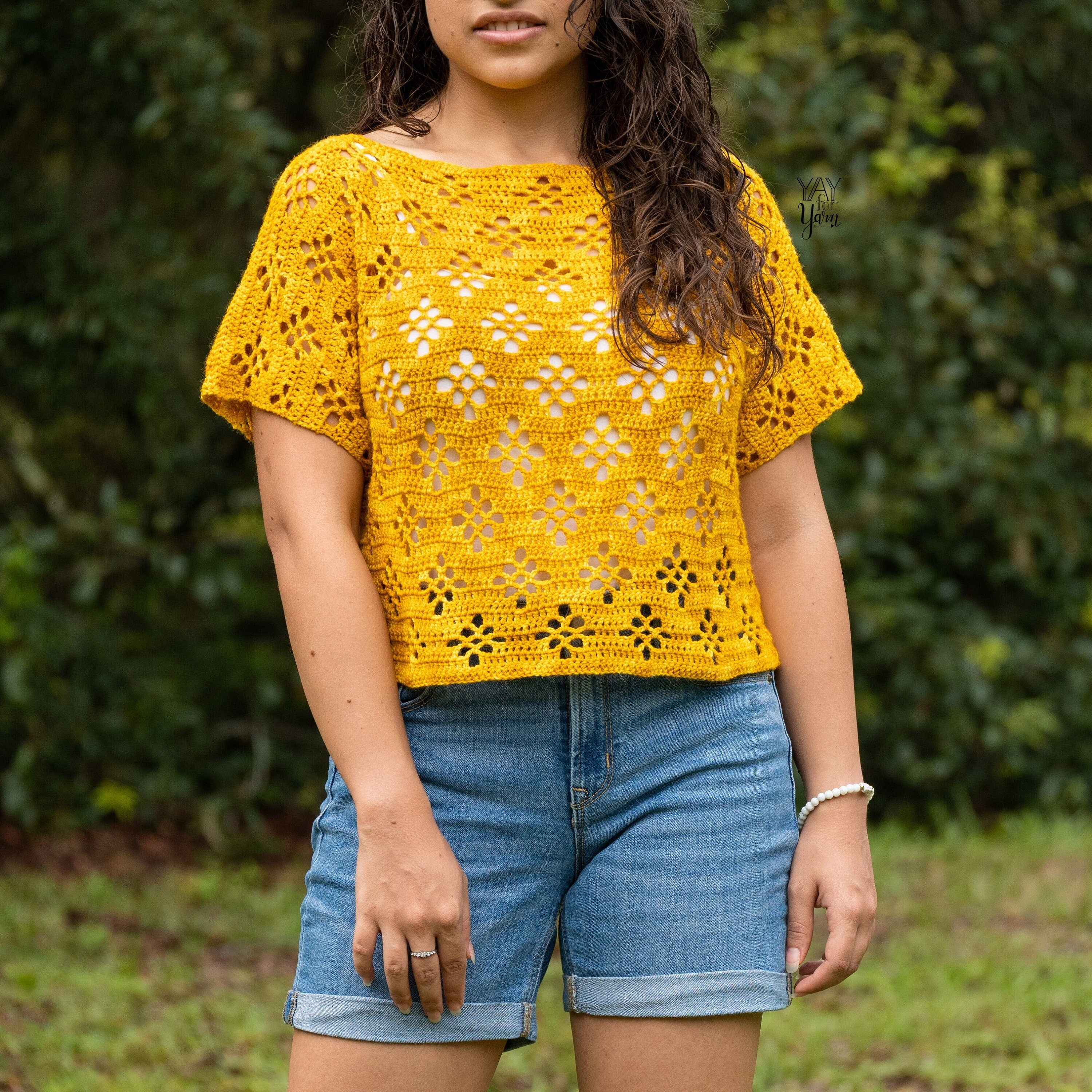 Cream Crochet Flower Detail Halterneck Beach Top