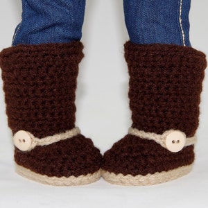 Crochet Pattern  - Riding Boots for American Girl Dolls - Horseback Riding Boots for Dolls - Easy Doll Shoe Crochet Pattern - Crochet Boots
