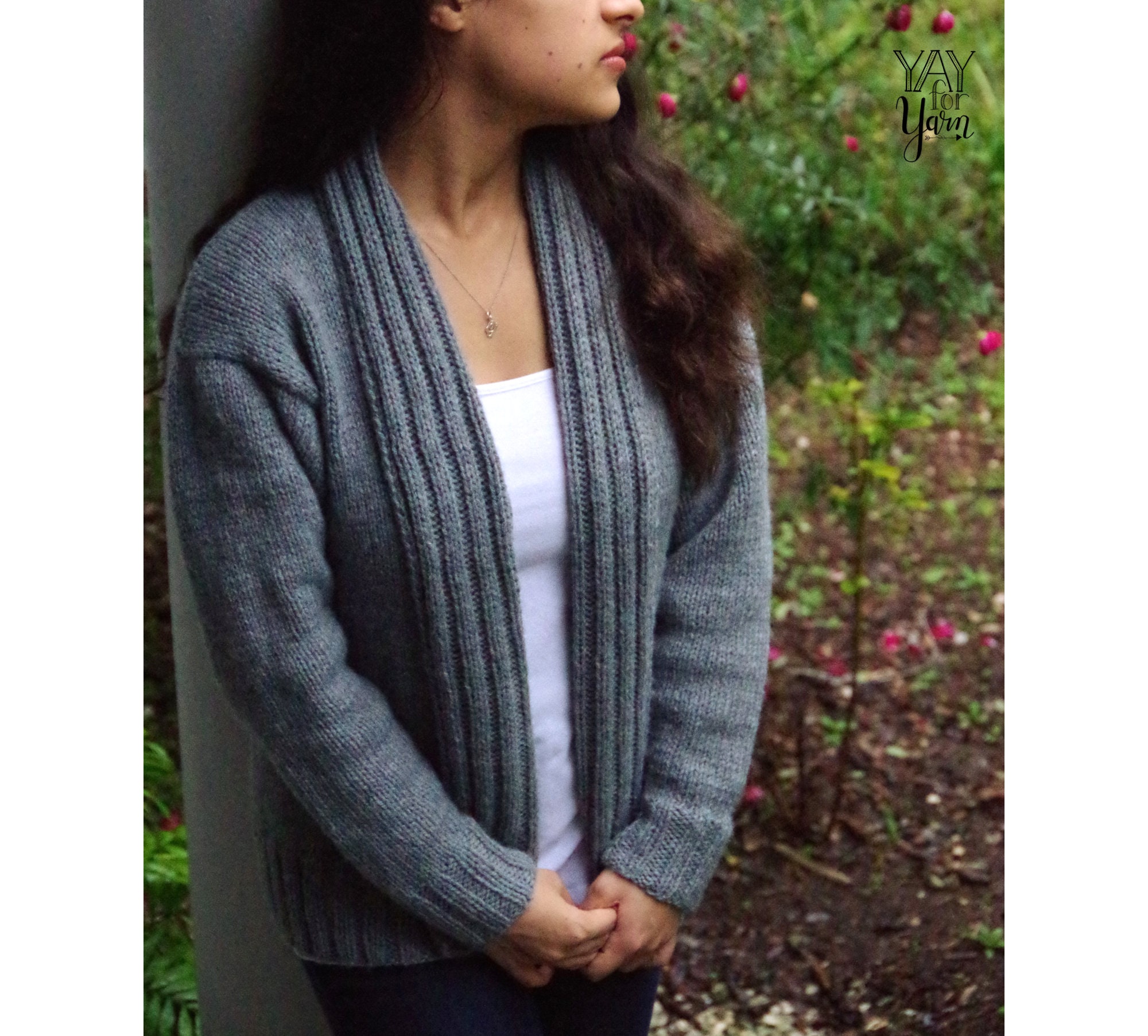 Easy Knit Cardigan Simple Slouchy Plus | Etsy UK