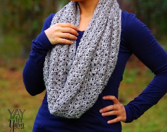 Boundless Cowl - PDF Crochet Pattern & Video Tutorial - Seamlessly Grafted Infinity Scarf