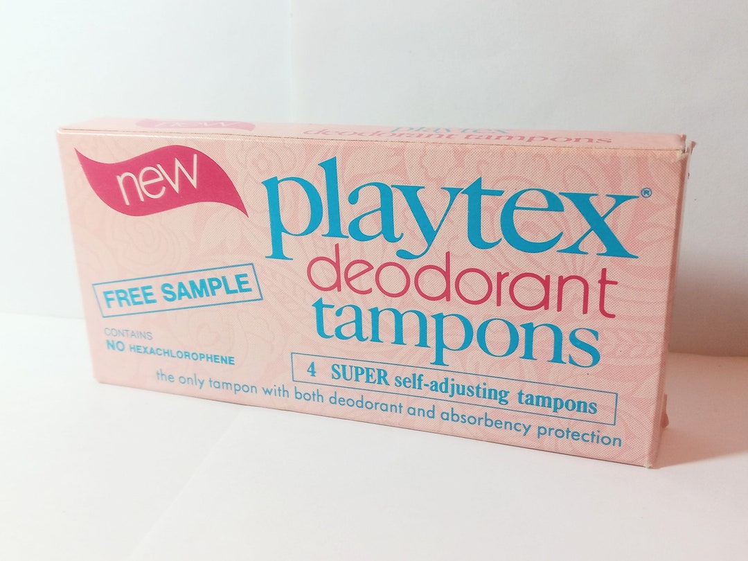 Playtex Tampons Vintage Sample Box 1972 Etsy