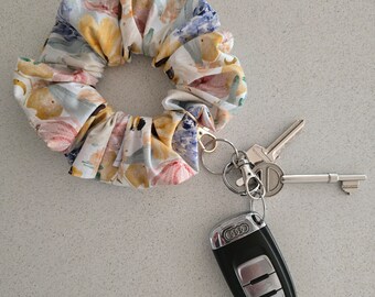 Portachiavi da polso Spring Bee Scrunchie - portachiavi scrunchie - portachiavi Scrunchie - scrunchlet